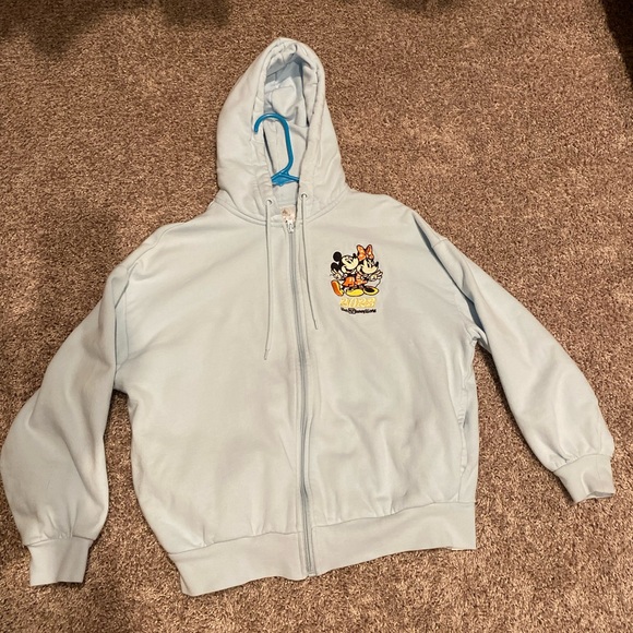 Walt Disney World 2023 Small Blue Hoodie Zip Up - Picture 4 of 6